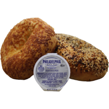 bagel with cream cheese