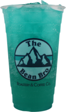 teal iced drink