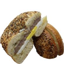 Sausage, Egg & Cheese Bagel